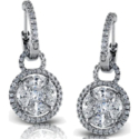 Simon G Earrings in 18K Gold with Diamonds