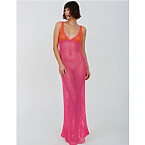 Pitusa Crochet Colorblock Siren Dress