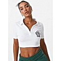 Slazenger Sofia Richie Polo Crop Top