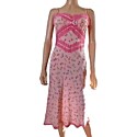 Betsy Johnson Pink New York Silk Lace Slip