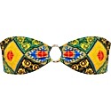 Sommer Swim Cece Baroque Bandeau Bikini Top