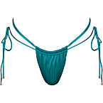 Sommer Swim Farrah Blue Fondale in Tie Side Bikini Bottoms