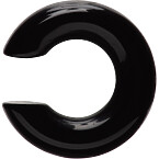 Sophie Buhai Black Onyx Bagel Single Ear Cuff
