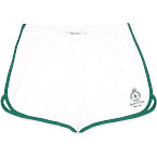 Sporty & Rich Crown Tennis Pique Short in White/Alpine