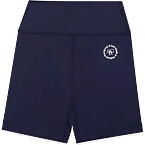 Sporty & Rich Srhwc Biker Short in Navy/White