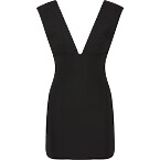 St. Agni Plunge Mini Dress