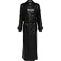Stand Studio Malou Faux Leather Trench Coat