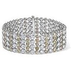 Stephanie Gottlieb Vintage Multicolor Flex Diamond Bracelet