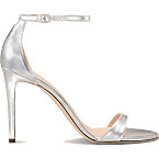 Stuart Weitzman Nudist II Sandals in Silver