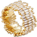 Suzanne Kalan Classic Gold Full Baguette Milli Eternity Band