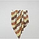 The Elder Statesman Block Stripe Woven Throw Blanket