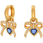 Theo Grace x Nicky Hilton Tied to You Hoop Earrings in Vermeil