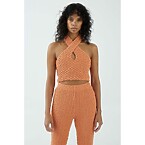 Third Form Popcorn Halter Top