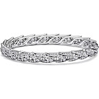 Tiffany & Co. Bird on a Rock Wings Wide Bangle in Platinum with Diamonds