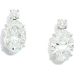 Tiffany & Co. Earrings in Platinum with Diamonds of over 12 Total Carats and Diamonds