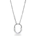 Tiffany & Co. Lock Pendant in White Gold with Diamonds, Large