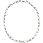 Tiffany & Co. Pearl & Diamond Victoria Necklace