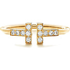 Tiffany & Co. T Diamond Wire Ring
