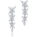 Tiffany & Co. Victoria Mixed Cluster Drop Earrings
