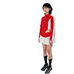 Toile Studios Plug Reversible Light Jacket in Red/Cream