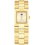 Tommy Hilfiger Gold-Plated Ion Bracelet Watch with Square Dial