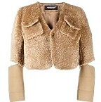 Undercover Faux-Fur Detachable Sleeve Jacket