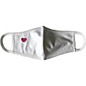 Unik Face Mask in Pink Heart Embroidery