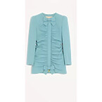 Valentino Crispy Light Wool Jacket Dress