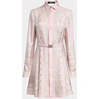 Versace Treasure Foulard Silk Twill Dress