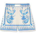 Versace Underwater Barocco Cotton Shorts