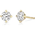 Vrai Solitaire Stud Earrings