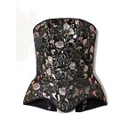 Wiederhoeft Julie Strapless Brocade Bustier Top