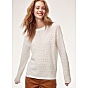 Wilfred Free Isabelli Sweater with Waffle-Knit Crewneck Sweater