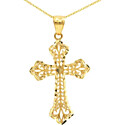 Xiv Karats Cross Pendant