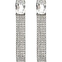 Ysl Chunky Rhinestone Earrings