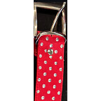 Zana Bayne Custom Red Leather Belt