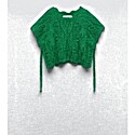 Zara Crop Knit Vest with Side Ties