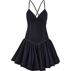 Zimmermann Crush Denim Mini Dress