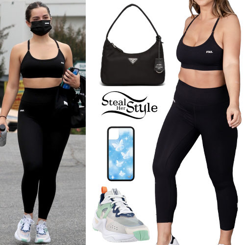 Black Top and Leggings