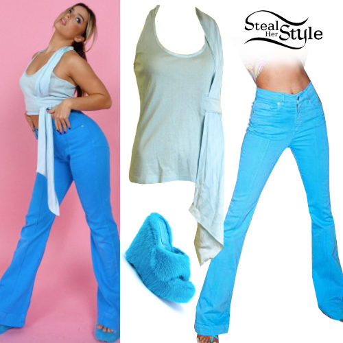 Blue Tank Top and Pants