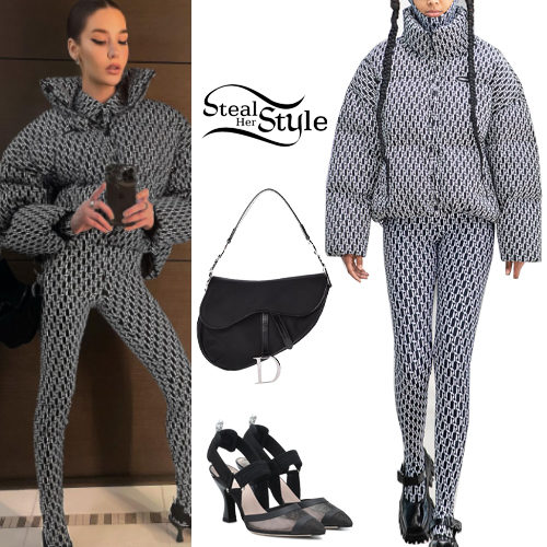 Printed Puffer Jacket and Leggings