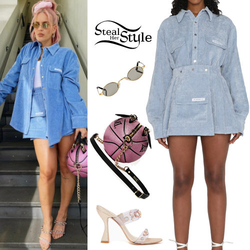 Corduroy Blouse and Skirt