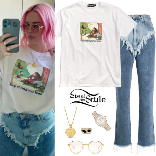 Graphic Tee, Ripped Jeans