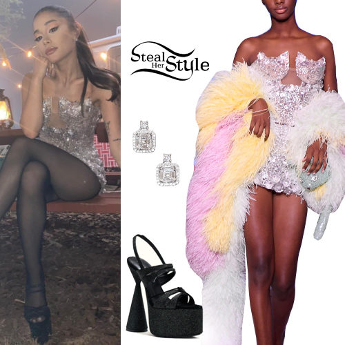 Embellished Outfit, Platform Shoes