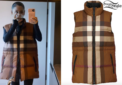Brown Check Vest