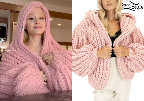 Pink Chunky Cardigan