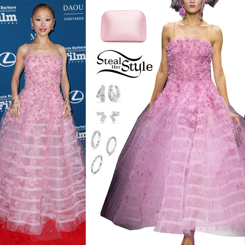 Pink Dress, Crystal Jewelry