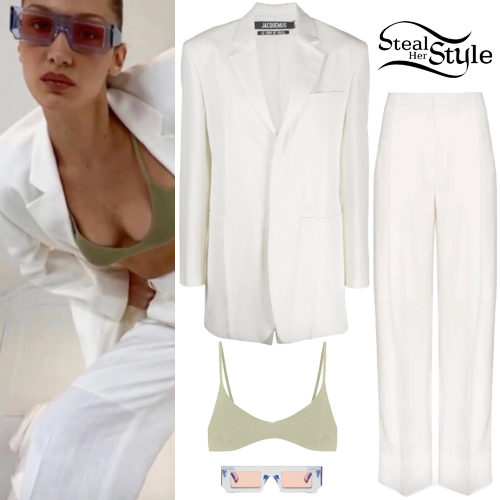 White Suit, Knit Bra