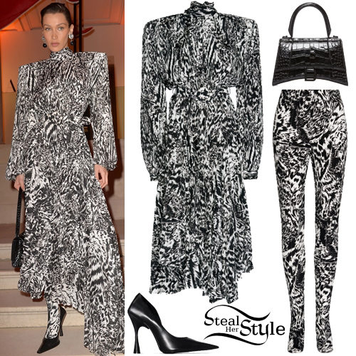 Zebra Print Dress and Leggings