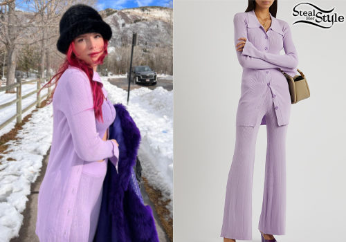 Lilac Cardigan and Pants